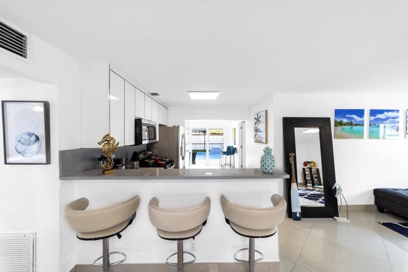 Private Heated Pool Villa In Ftl Near Beach Fort Lauderdale Extérieur photo